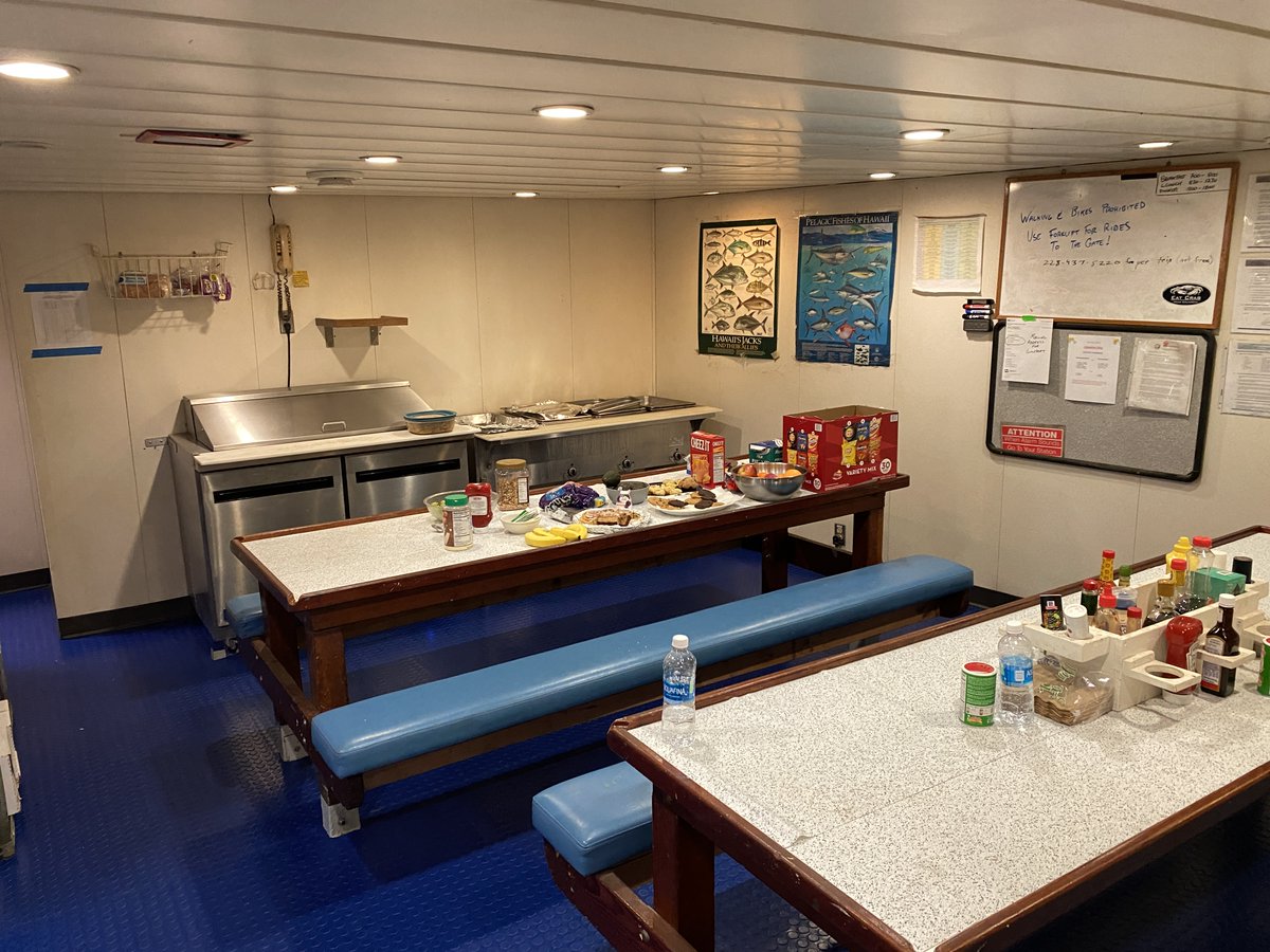 databuoycenter's tweet photo. Earlier this week, our technicians made a stop in our home port, the @PortofGulfport! The #NDBC team took a trip out to see the vessel and send off our next crew. Look through these pictures for an inside look of life on the water. #NDBCAtSea https://t.co/GtFwsnowae