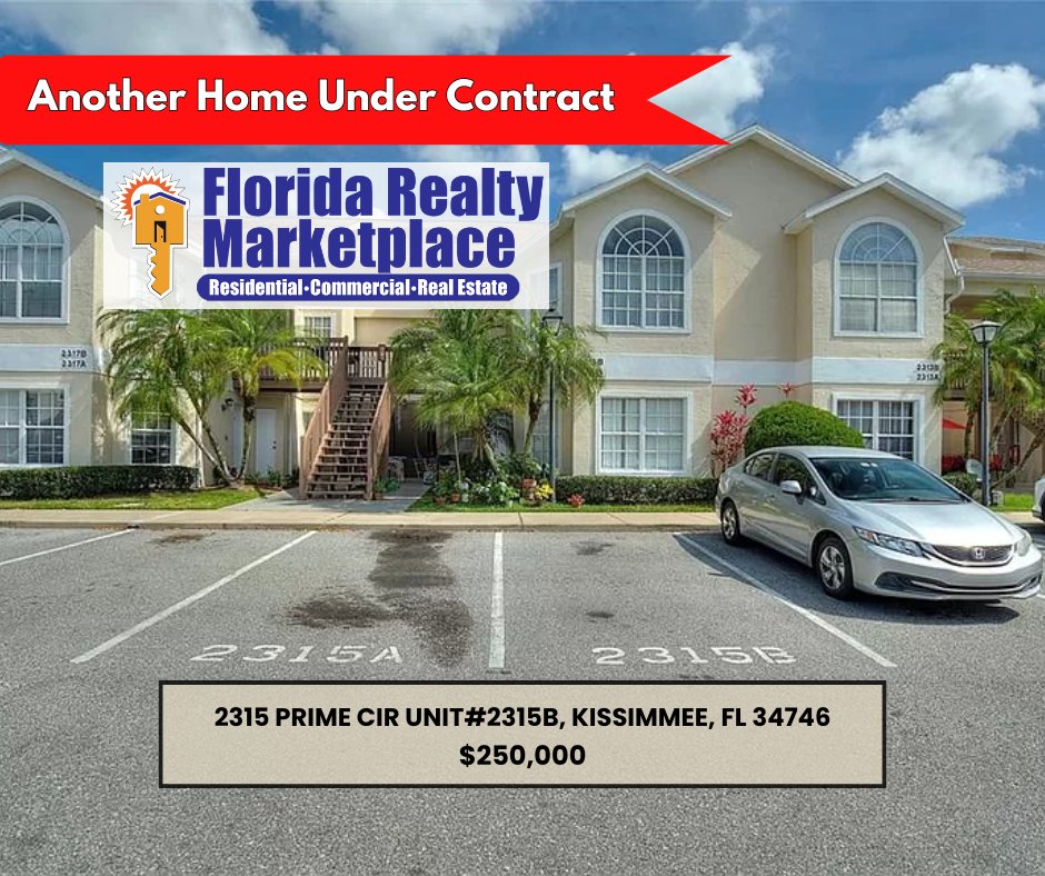 Another home UNDER CONTRACT with Florida Realty Marketplace.
Call 863-877-1915 for us to help you with buying or selling your home!

#Floridarealtymarketplace #kissimmeefl #undercontract