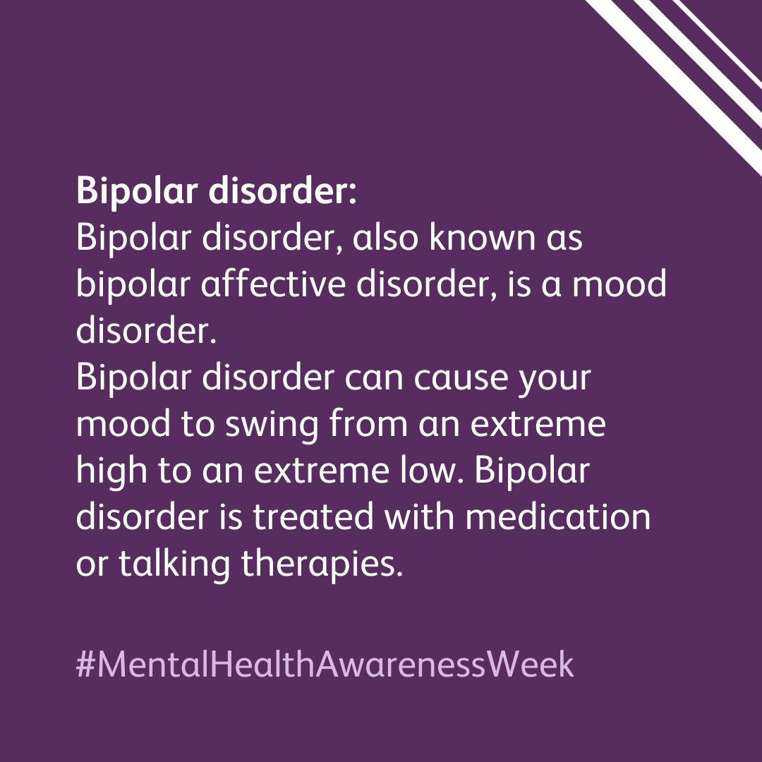 1 in 4 people will experience a mental illness in their lifetime. Learn more about some conditions, symptoms and diagnoses this #MentalHealthAwarenessWeek. If you experience any of these symptoms please speak with your parents, GP, or school counsellor and get the help you need.