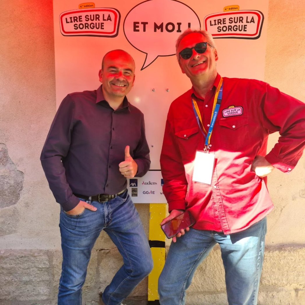 <a href="/FabriceLiberato/">Fabrice LIBERATO</a> Festival littéraire de qualité qui se poursuit jusqu'à demain soir !
@bleuvaucluse