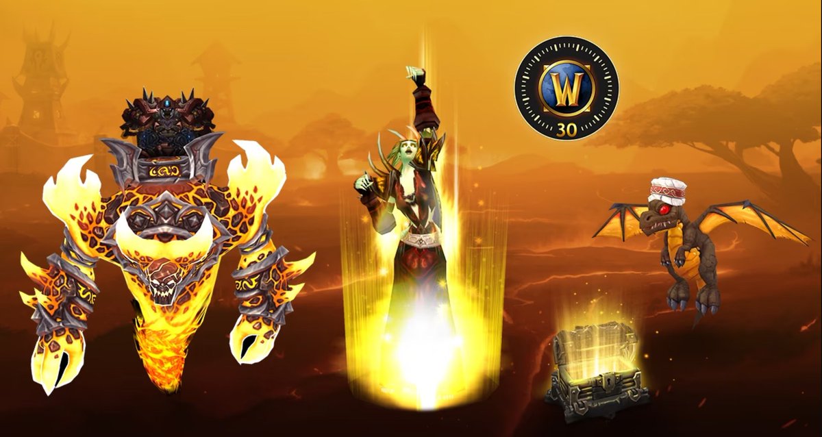 Cataclysm Classic releases Mon. May 20th and to help celebrate the launch, Blizzard gave me a code for a Blazing Epic Upgrade to give away!

To enter:
❤️Like this tweet
🔄Repost
➕Follow

Winners will be selected on May 19 by 12pm ET. Thank you Blizzard!
#WoW_Partner #CataClassic