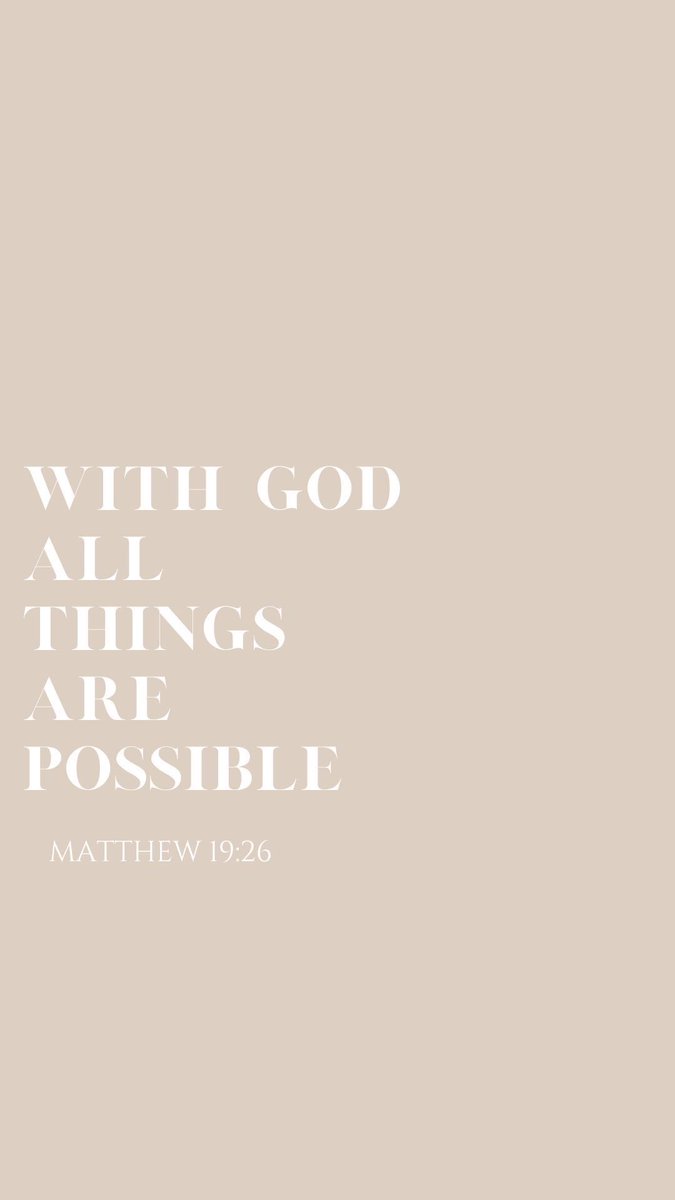 Matthew 19:26🩷 #godisgood