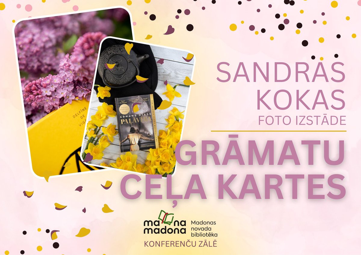 Ieskauta viršos, blakus puantēm vai saldējuma vēsuma apņemta... 

Veidi kādā Sandra Koka fotogrāfijā notver grāmatu ir dažādi. Šo sniegumu ir vērts apskatīt...📷

Izstāde apskatāma Madonas novada bibliotēka Konferenču zālē.

#MadonasNovadaBibliotēka #SandraKoka