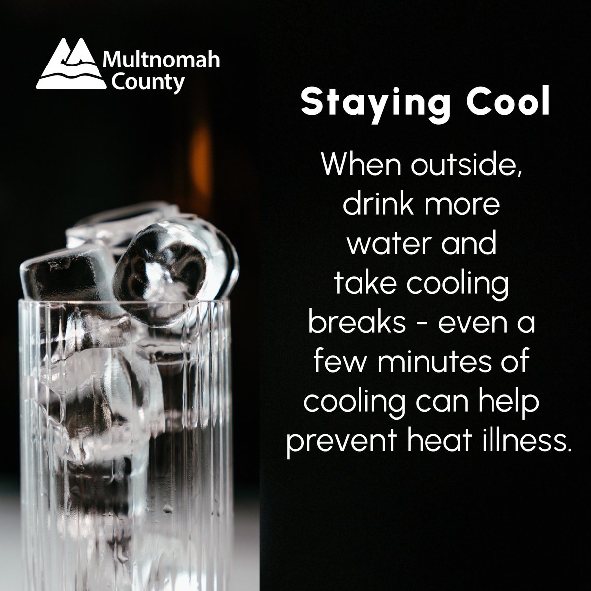 🌞It’s possible we may experience temps as high as the 90’s today, Friday, May 10. Our bodies take time to adjust to heat and may not be acclimated so early in the season. Heat illness can happen to anyone. Watch out for symptoms in ourselves and other: multco.us/hot