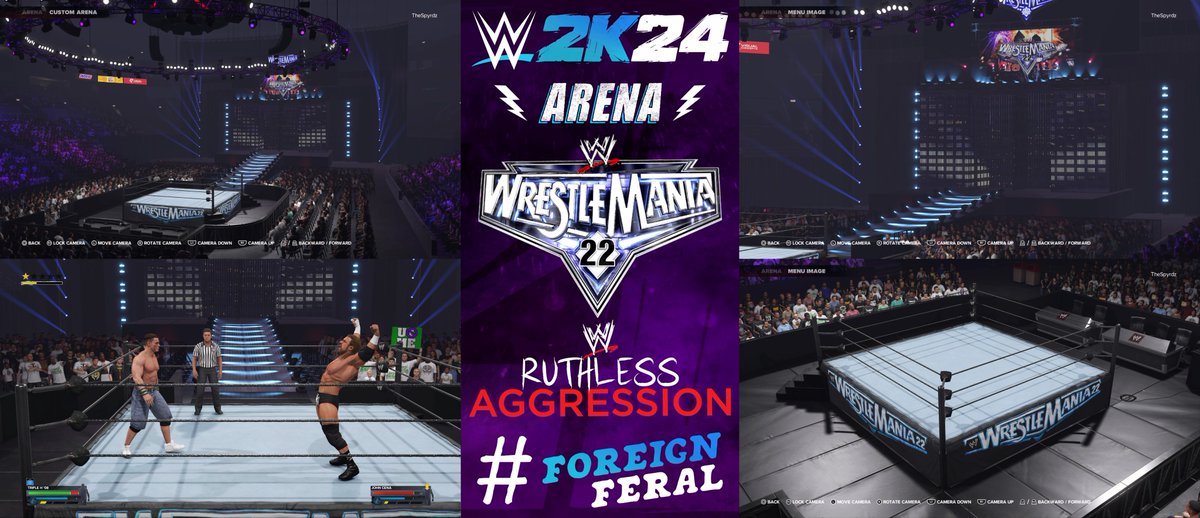#WWE2K24 NEW UPLOAD - WrestleMania 22 #ForeignFeral #FERAL24ruthless #WrestleMania