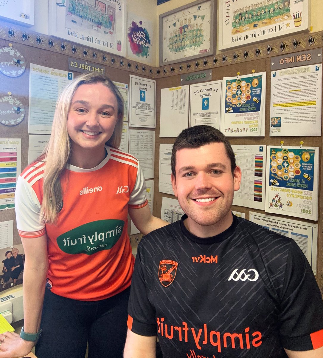 In a Co.Down school, we survived. Come on, @Armagh_GAA 🙌🏼 🏆