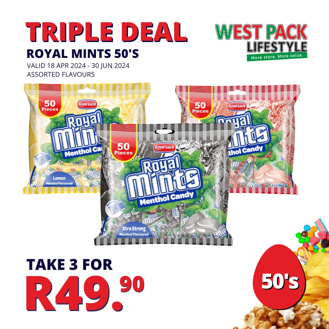 WHICH TYPE ARE YOU?  Part 3 of 3
3️⃣  Snack &amp; Sweet Types 🤴 👸 

The Fresh Prince(ss)
You're known as Minty Max, and love the refreshing sensation of mint sweets, or eat them to boost focus and concentration.

View More at West Pack Lifestyle bit.ly/3PHxi6A