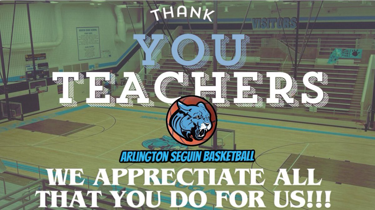It is #TeacherAppreciationWeek and our Arlington Seguin Basketball Boys team selected a teacher they wanted to show their appreciation for! Thank you for all you do for us!! @blin_jr @AISDSportsInfo @JuanSeguinHS