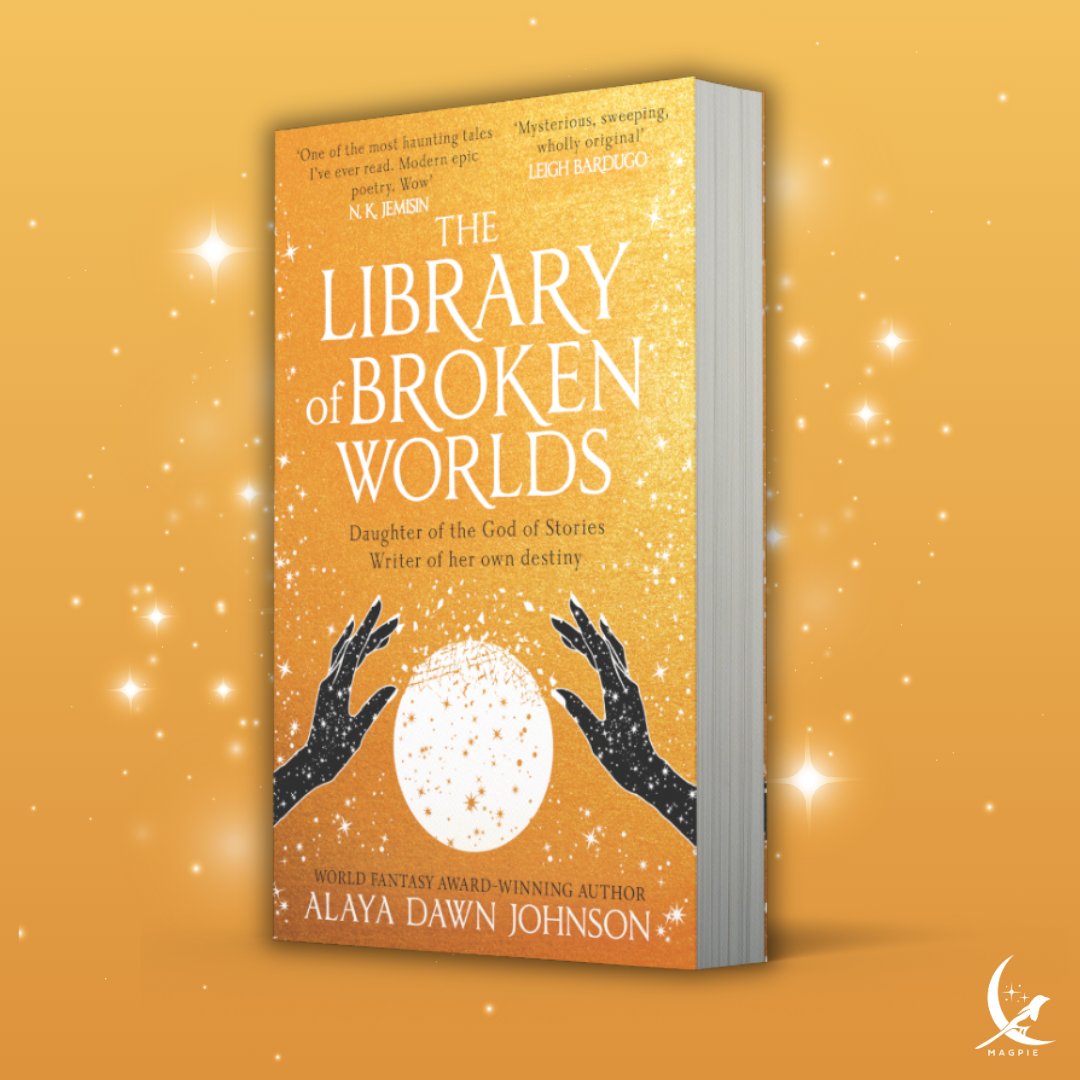 A sparkling story. A sparkling cover ✨ Get this pretty on your shelf immediately! #TheLibraryofBrokenWorlds🤩 smarturl.it/TheLibraryofBr…