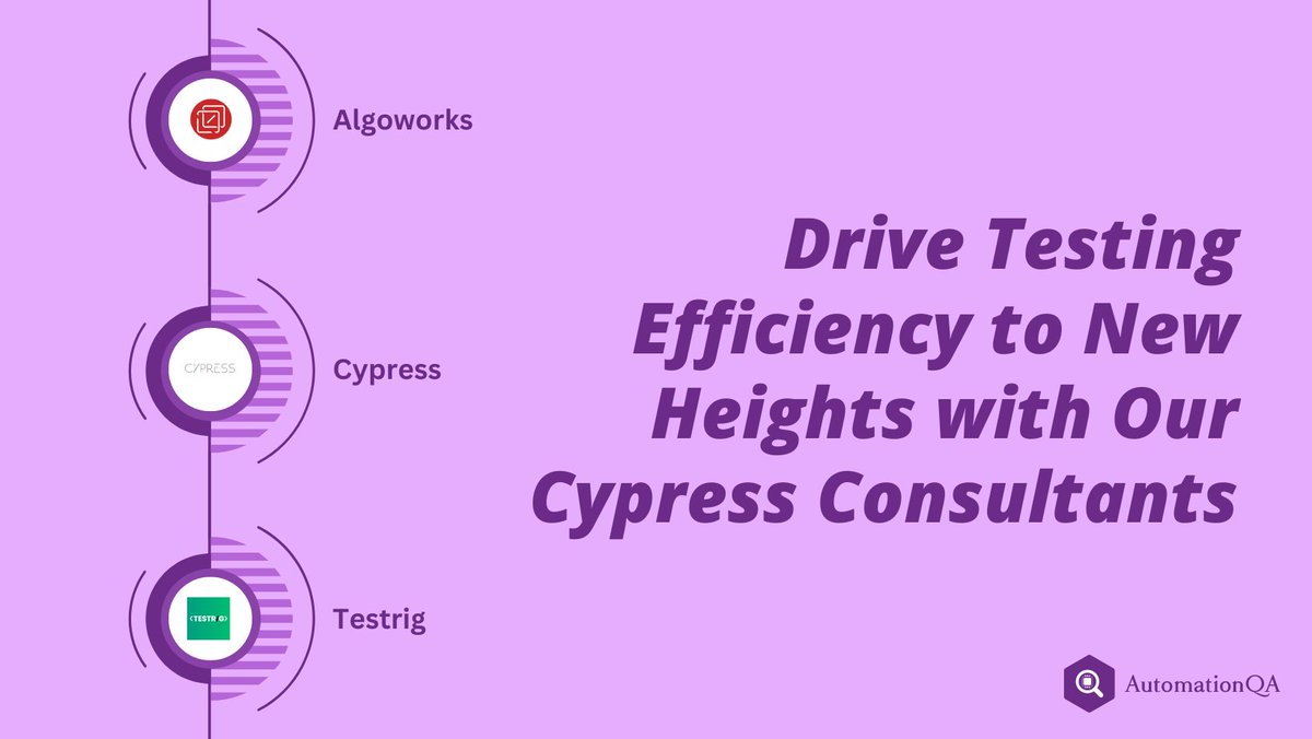Elevate your testing game with our Cypress consultants! Drive testing efficiency to new heights and ensure top-notch quality for your projects: automationqa.co/cypress-testin…

#cypress #consulting #business #innovationzero