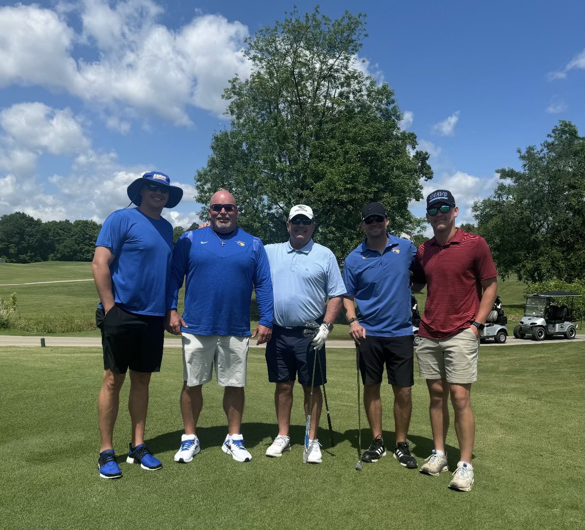 Having a great time at our annual golf tournament!