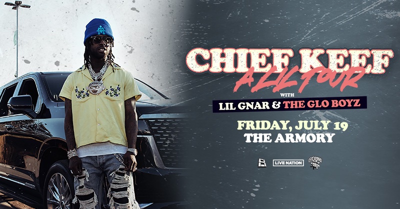 🚨 JUST ANNOUNCED 🚨 @ChiefKeef: A Lil Tour ‘Can't stop, won't stop, Chief Keef on replay!’ A Lil Tour is coming to The Armory on July 19th - get tix Wednesday at 10am. 🕙 🎟️ armorymn.com/events/chief-k…