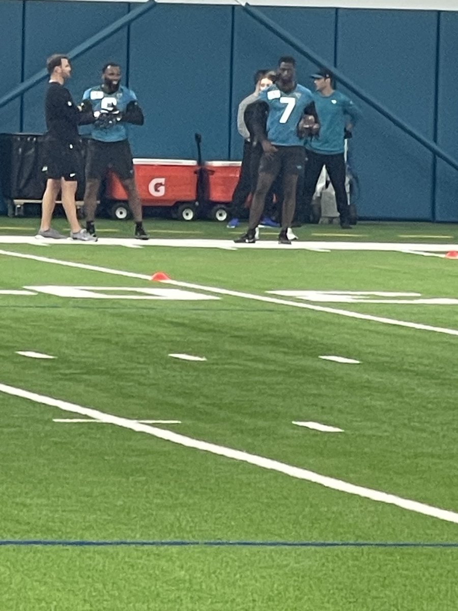 Jarvis Landry and Brian Thomas Jr. at The Miller Electric Center