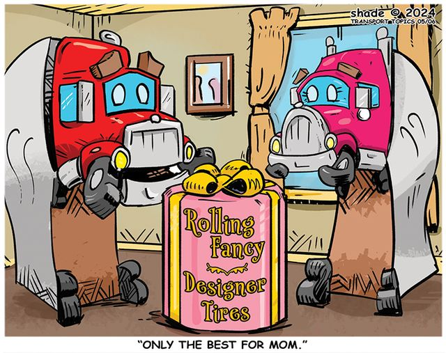 SunstateCarrier's tweet photo. #TransportTopics #mothersday #mothertrucker ##truckerstyle
Cartoon courtesy of Transport Topics https://t.co/4PDVib8Btn