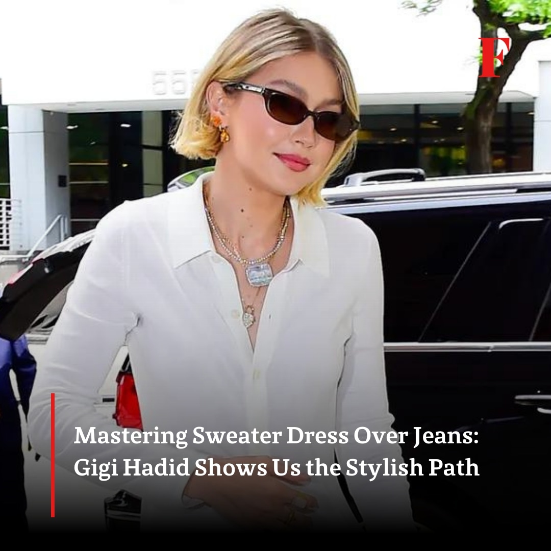 famedeliveredus's tweet photo. Gigi Hadid effortlessly rocks the sweater dress over jeans combo, proving once again that style knows no bounds

#famedeliveredus #hollywood #buzz #fame #FashionIcon #SweaterDressStyle #JeansCombo #GigiHadidInspiration #ChicFashion #StyleGoals #FashionInspiration #gigihadid https://t.co/EblP6pvVLM