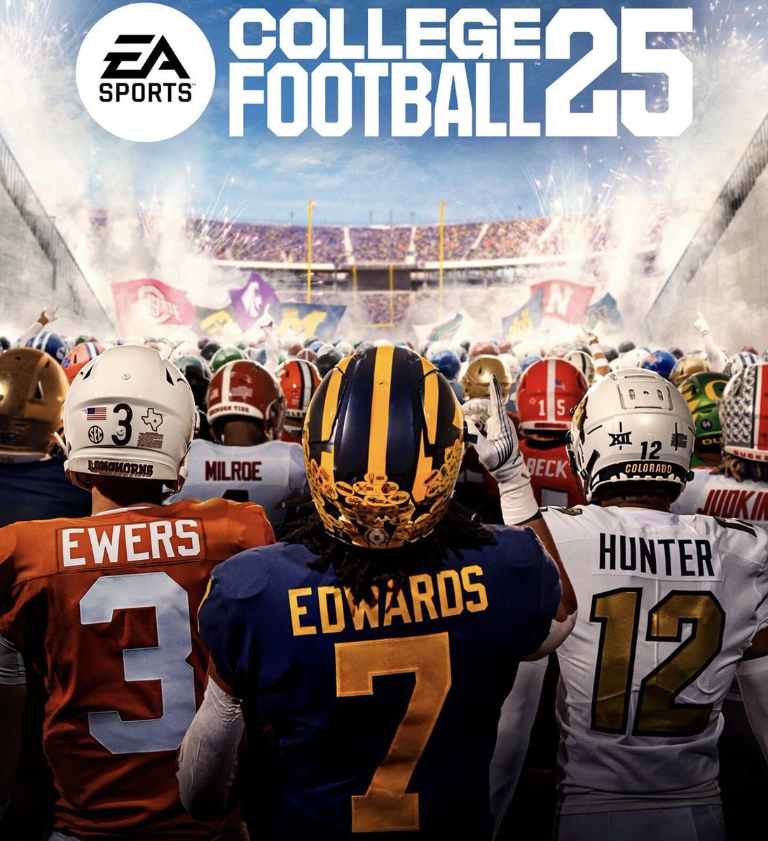 The Deluxe edition cover of EA Sports College Football 25 just dropped!!