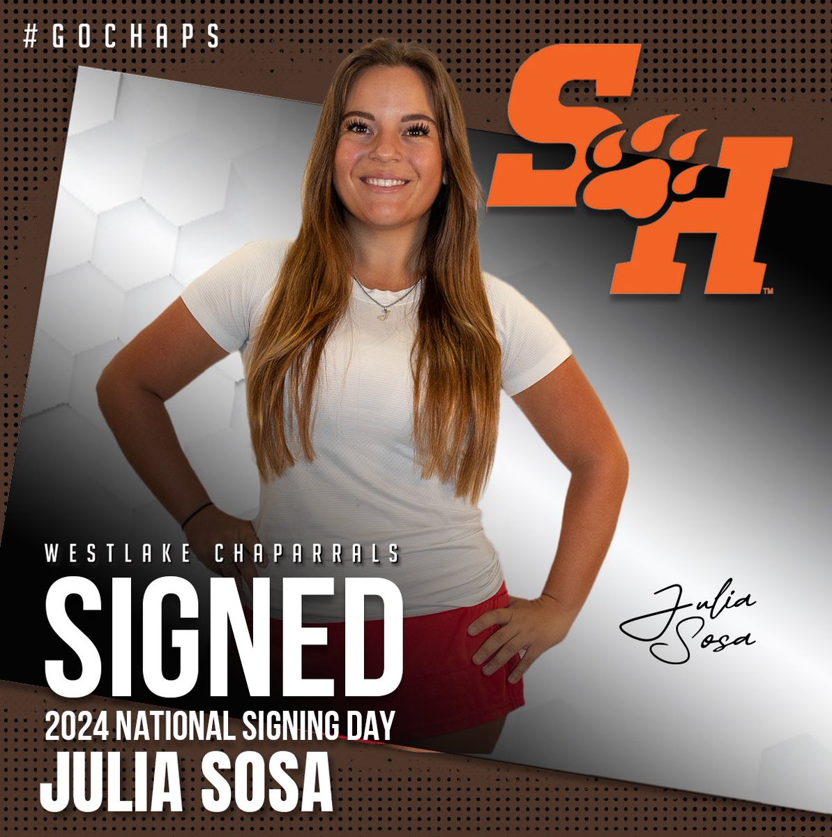 Julia Sosa will further her academic and golf career at Sam Houston State University. Congratulations, Julia. #GoChaps #EatEmUpKats