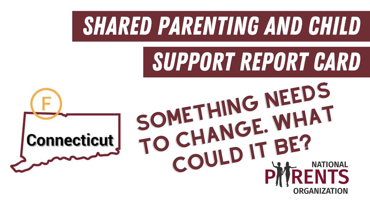 Connecticut is a mess when it comes to child support laws supporting shared parenting! Read the Child Support and Shared Parenting Report Card, then tell us what you think is right to do! sharedparenting.org/csreportcard #sharedparenting #childsupport  #childsupportreportcard #parenting