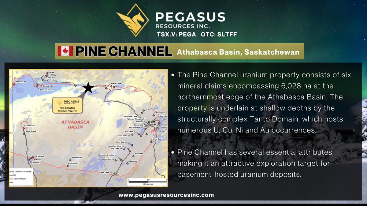 Pine Channel Project 👇ℹ️

$pega $pega.v $sltff #uranium #nuclearenergy #vanadium #gold #silver #copper #exploration #commodities #AthabascaBasin #BritishColumbia #Utah