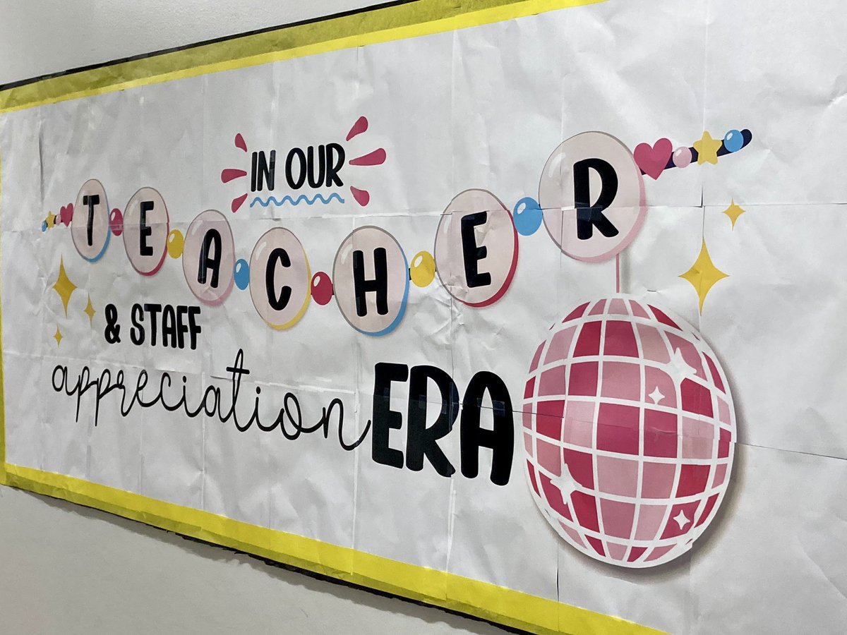 MsStrukely1's tweet photo. We are in our Teacher Appreciation Era this week! Thanks to those who support #teachers and understand how much we do in our jobs every day! https://t.co/G9QDvOXTk3