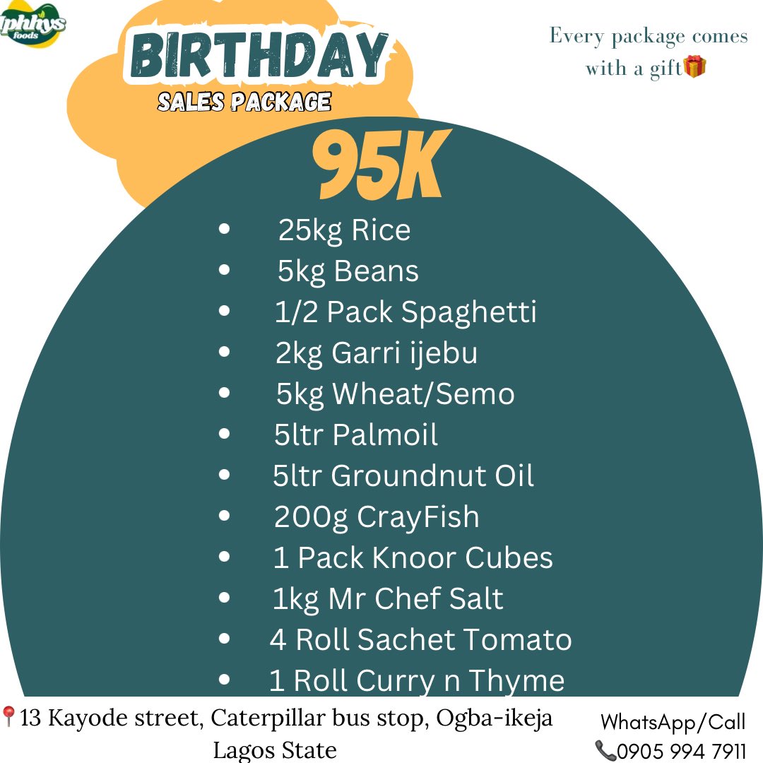 iphhy's tweet photo. Stock Up, Save Big !
Get your FOODSTUFFS at unbeatable prices this month of May.

Don't miss out on our Birthday/1 year Store Opening SALES🎉

The best part is, you can also create your own package and include what you want in it 🛒
Kindly order online or walk into the store 🛒🛒 https://t.co/BlACEtj9Z4