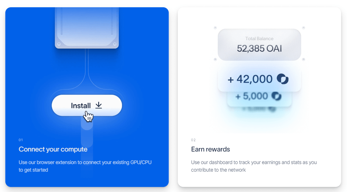 wacy_time1's tweet image. To provide your GPU`s power, simply follow these steps:

• Visit the website tinyurl.com/oasis-farming
• Register using your email
• Install the browser extension

✓ Since this project is new, it presents a great opportunity to be an early adopter, especially considering there…