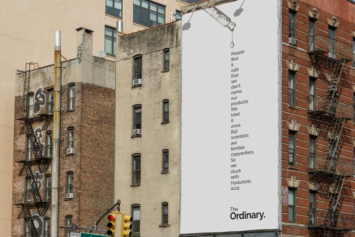 Skincare brand The Ordinary embraces science over celebrity in minimalist ads: tinyurl.com/368njaeu
