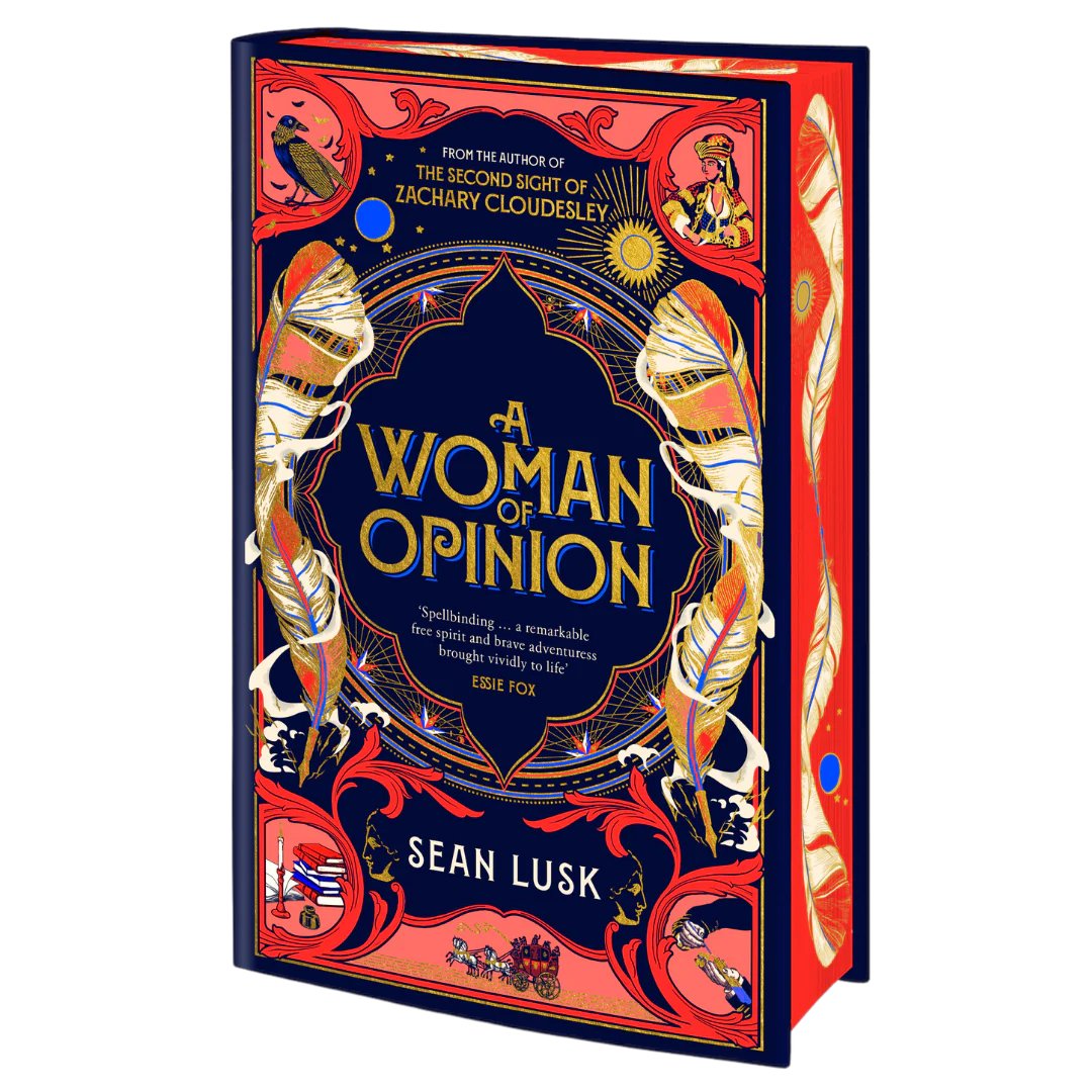 Have you seen this utterly beautiful special edition from @GoldsboroBooks ? #AWomanofOpinion 👇 It's coming on 4th July, but you can preorder now. Go on! goldsborobooks.com/products/a-wom…