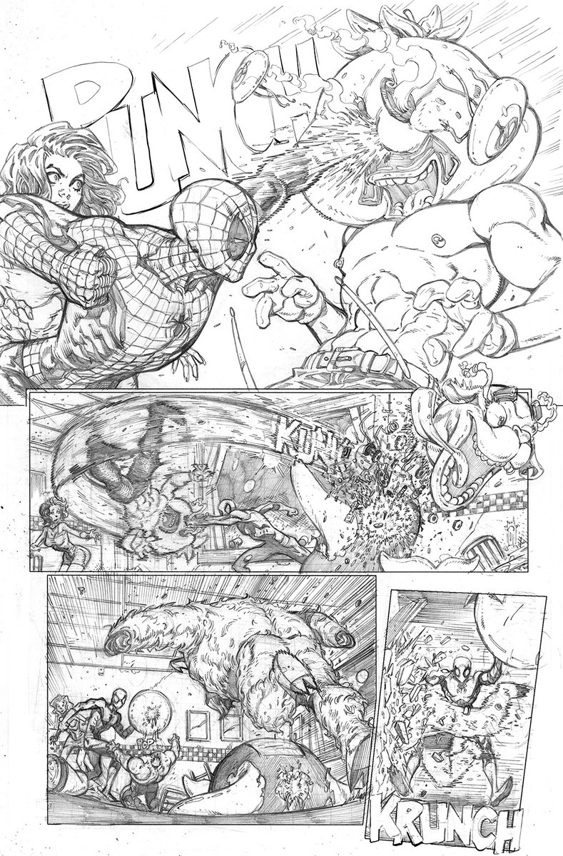 Here’s a page from my spidey fcbd story. that is all