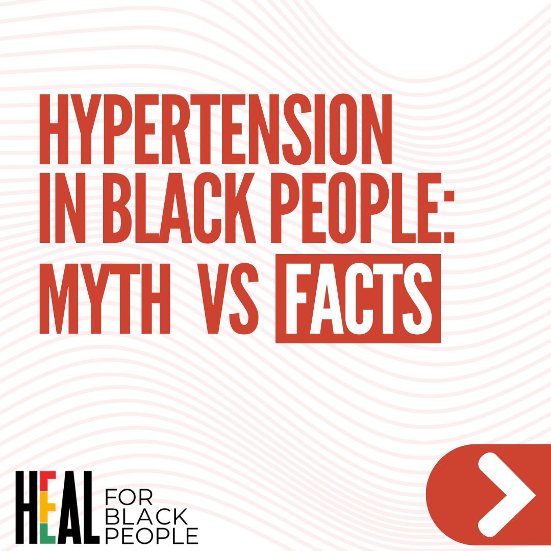Take charge of your health journey by getting your facts right on Hypertension in Black people! ✨
#HEALForBlackPeople #BlackHealthMatters #StayInformed