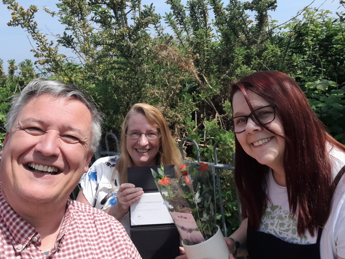 Can it really be 5 years since I started as a Member Pioneer?! So grateful to have had @donnaAburrow and @Petrolheadnelly as my team leaders and mentors. I'm glad they came over to the Island today (in the sunshine) to celebrate with me.
#beingcoop