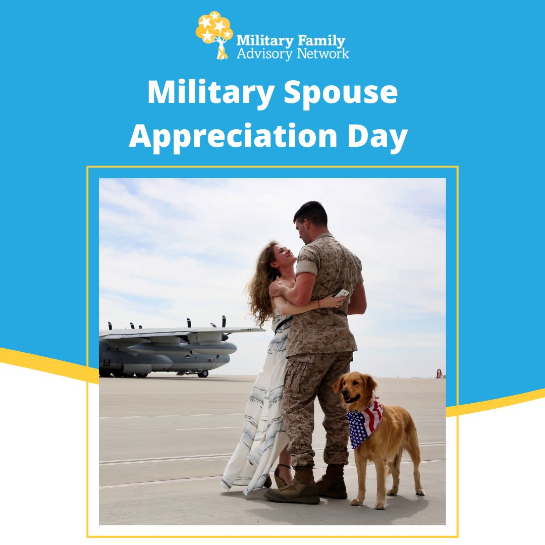 Military spouses, we see you! We're proud to celebrate the love, endurance and 'make-it-happen' attitude you embody every day. Thank you for playing such a vital role in supporting our nation's all-volunteer force. #MilitarySpouseAppreciationDay