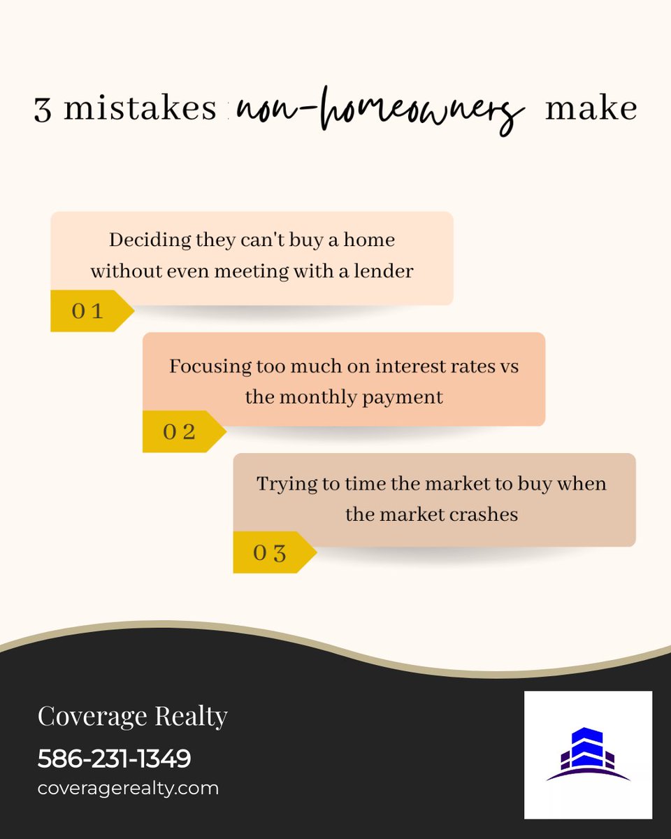 These are 3 of the most common mistakes I see non-homeowners make. If you’ve made any of these mistakes, it’s not your fault! It just means you haven’t had the necessary information to make the most educated decisions. 

#buyersmarket #homebuyer #firsttimehomebuyer #homebuying