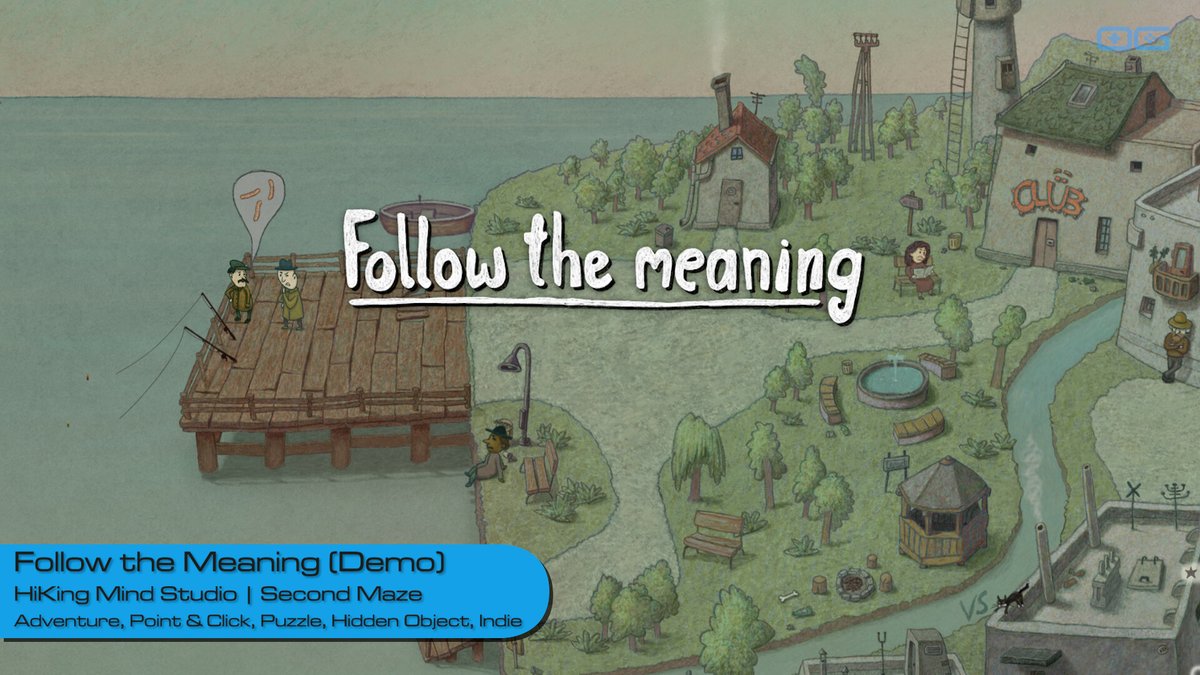 OG plays Follow the Meaning (Demo)! youtube.com/watch?v=75F0F_… Like & Sub! @hiking_mind @second_maze #followthemeaning #adventure #pointandclick #hiddenobject #puzzle #IndieGameTrends #IndieWatch #IndieDev #GameDev #IndieGameDev #IndieGame #IndieGames #Gameplay #letsplay #gaming