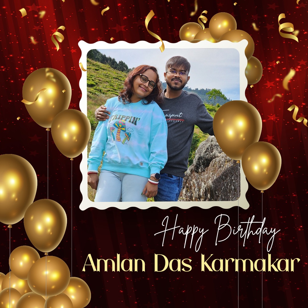 Here's wishing our dear colleague, Amlan, an amazing birthday. May your day be as bright as your future, filled with happiness, prosperity, and success. #happybirthday #birthdaywishes