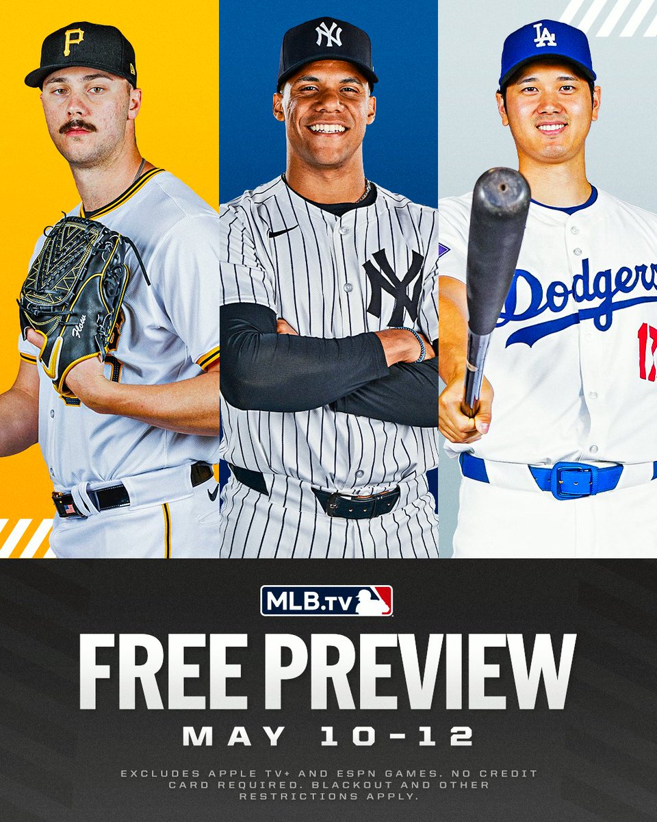 MLB.TV is celebrating #MothersDay all weekend long with a free preview from May 10-12!