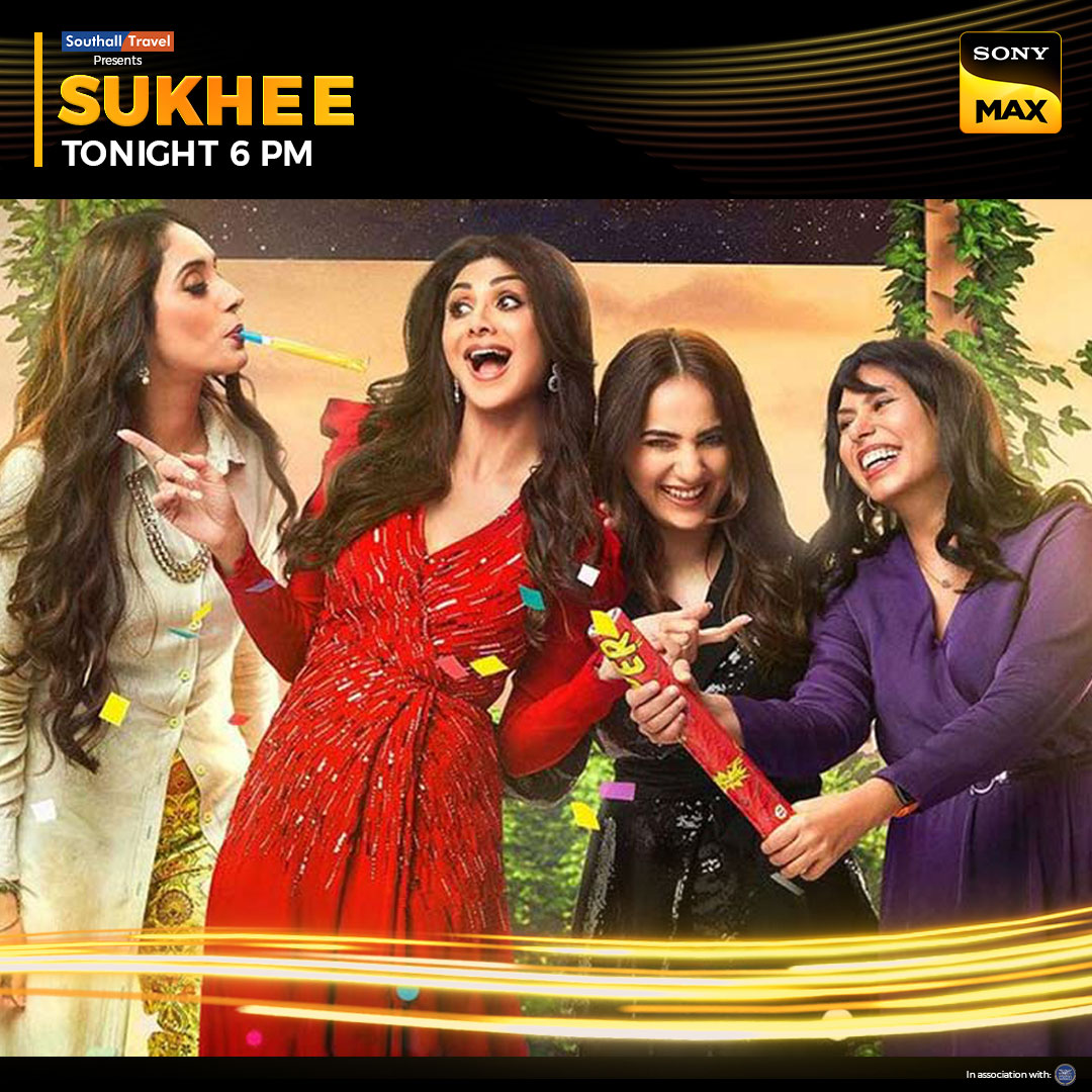 #Sukhee, a home-maker takes back the control of her life after a reunion with her school friends!​

Catch #Sukhee tonight at 6pm only on #SonyMAXUK ​

#MAXUK #BollywoodMovies #Bollywood #DeewanaBanaDe #ShilpaShetty #KushaKapila