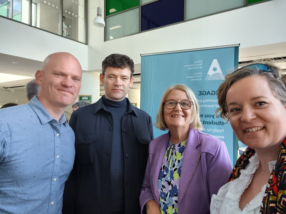 Fabulous event today @atu_ie on the @atusligo_ie campus to celebrate our #advanceHE fellowship. Thank you to John O'Callaghan for the support. There are three more Senior Fellows at the @ATU_GalwayCity !