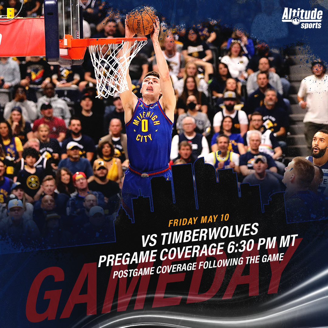 Friday Night Basketball! Join us for pregame coverage at 6:30 pm ! #MileHighPlayoffs