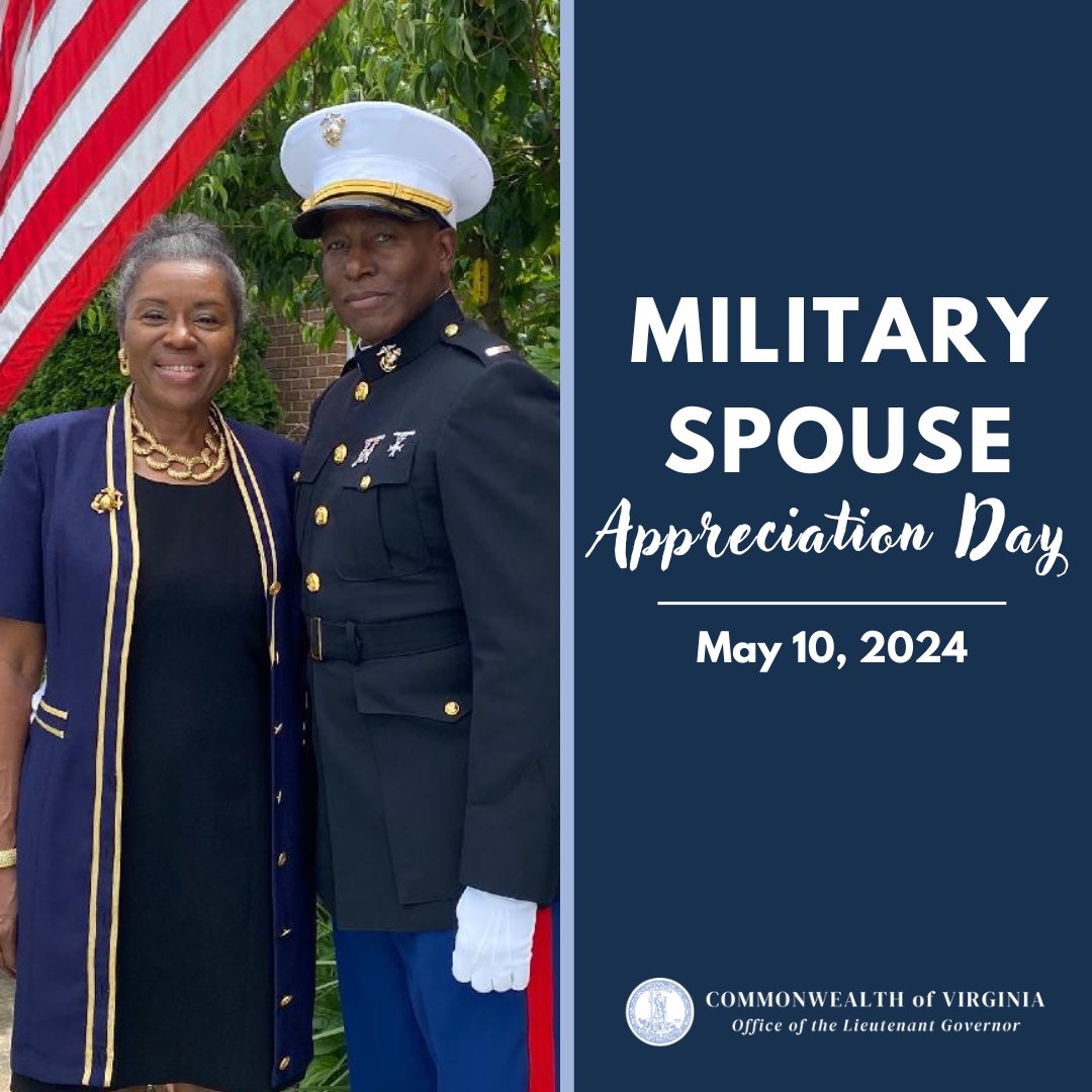 In honor of Military Spouse Appreciation Day, we recognize the importance of supportive military spouses and how much they sacrifice for our country. To all our military spouses across the Commonwealth, thank you for your service!