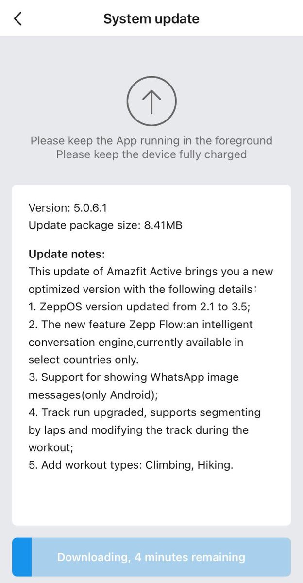 When will you update to Zepp OS 3.0 for GTS4??? <a href="/AmazfitGlobal/">Amazfit</a> #ZeppOS