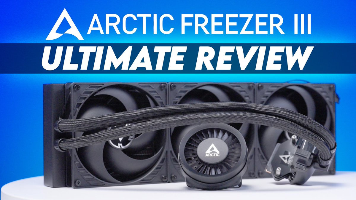 We know the Arctic Liquid Freezer III AiO's have been a darling lately, but when we really looked at it... we weren't buying the hype. Come see why, in our full review. Watch Here - youtu.be/tQiD3cxzLnc