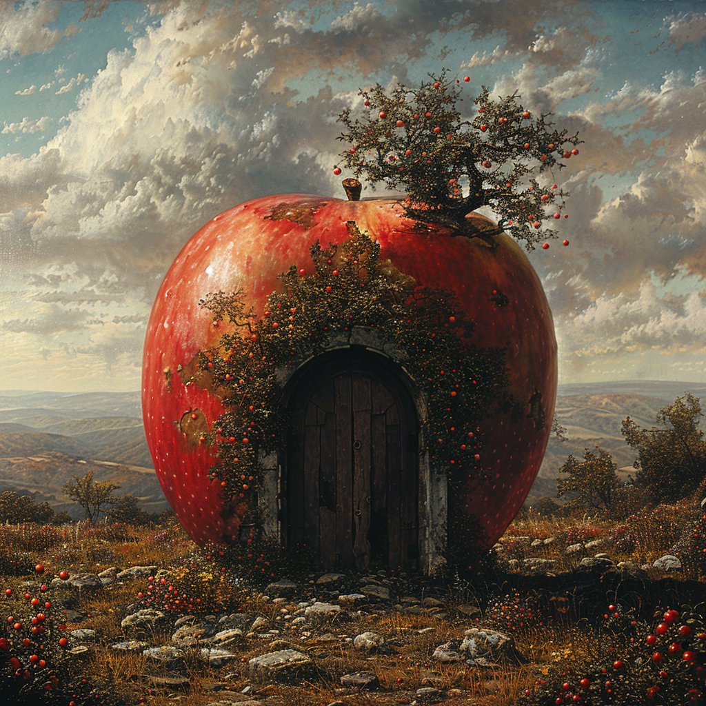 QT a picture of your house! 😬🍎