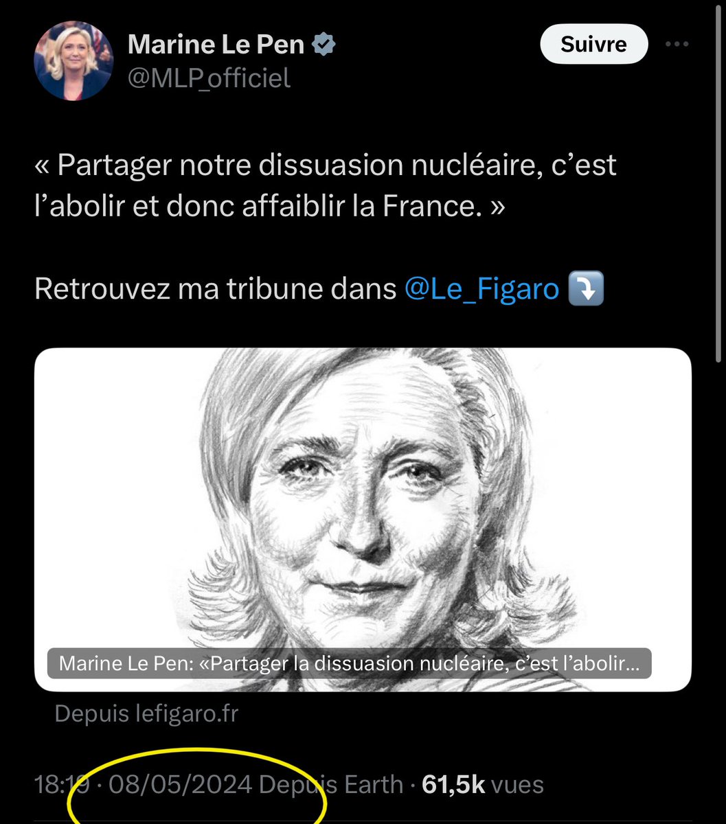 La grippe est saisonnière. Comme les fake news de Marine Le Pen sur la dissuasion nucléaire française. Ce qu’a dit le président ? La dissuasion nucléaire sert à défendre les intérêts vitaux de la France… et donc de l’Europe. Mais elle ne se partage pas. Jamais.