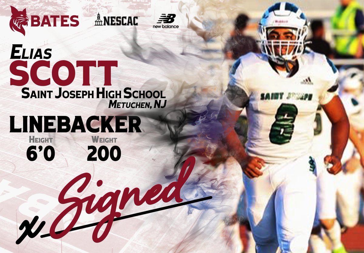 Welcome To The Bates Football Family!🐾

Elias Scott - Saint Joseph High School

#Rollcats #REAL