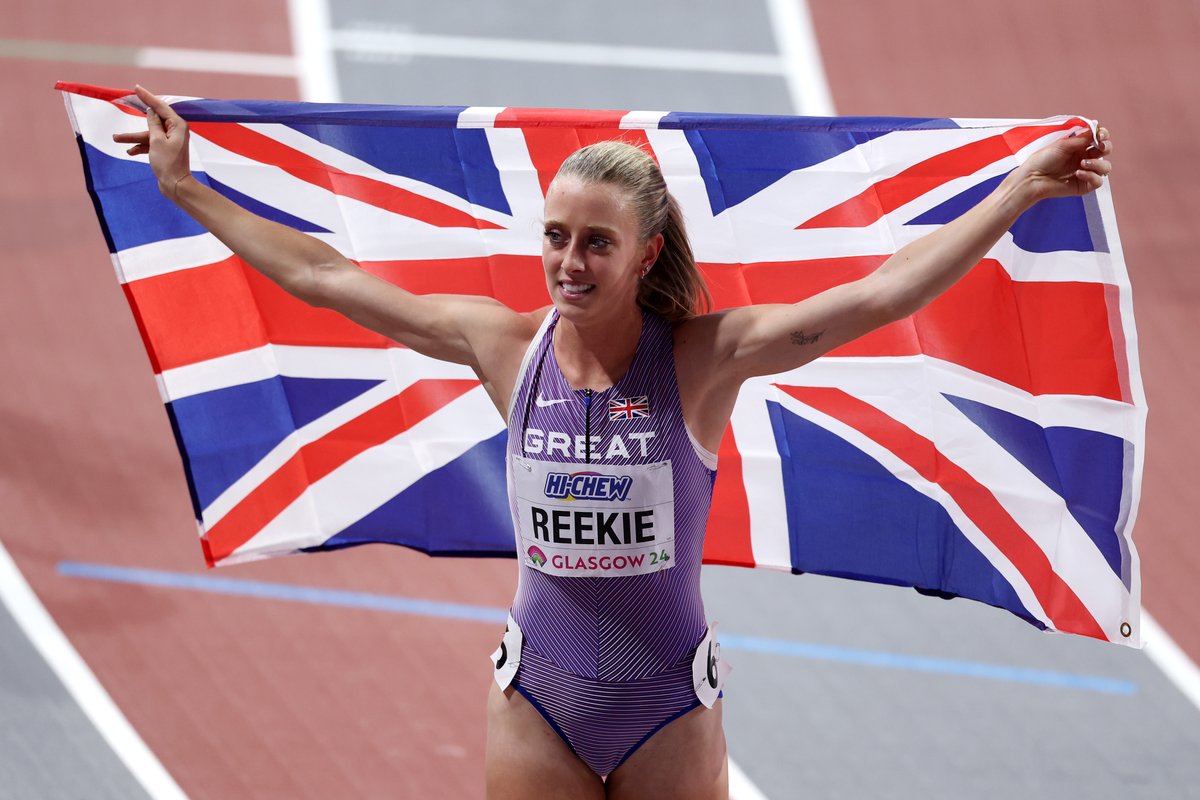 A proper battle 😤 There is a second-place finish for @JemmaReekie at @dldoha with a time of 1:58.42 in the 800m 🙌 GB & NI athletes @IsabelleBoffey and Alex Bell finished eighth and ninth 👏