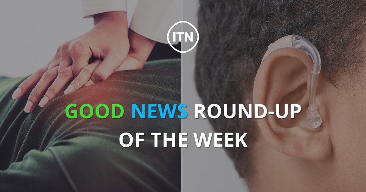 End your week on a high with our good news round up. Read more about the #RevivR initiative that is increasing ‘prepared lifesavers’, the groundbreaking #GeneTherapy treatment that helped a toddler hear unaided, and the city cancelling debt for families. business.itn.co.uk/positive-stori…