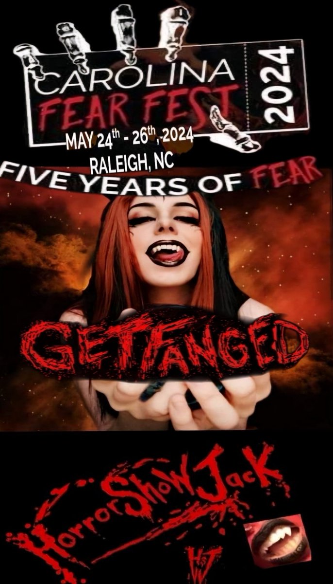 Can you believe it's been 5 years? Are you read? #getfanged #horror #horrorshowjack #vampires #Fanged #fangs #fang #fangsmith #fangmaker #fangsmile #vampires #vampire #conlife #gore #bite #popculture #fun #subculture #Halloween #halloweenfun #horrorshow #hsj