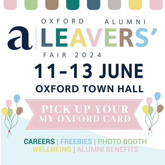 Graduates📢Don't miss the Leavers' Fair 2024 at Oxford! Collect your My Oxford Card (alumni card), explore resources, attend workshops, and get your hands on awesome Oxford goodies. Join the alumni community! 📸 #OxfordLeavers24 #MyOxfordCard #Graduation #Alumni