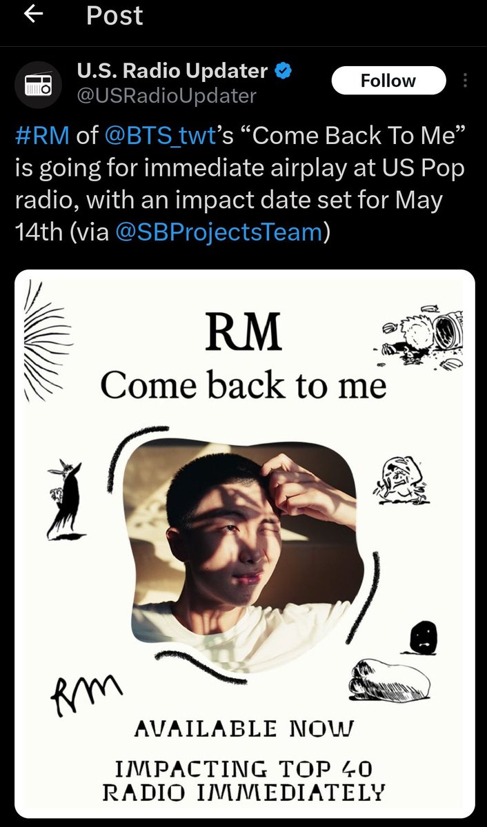 Ada program pemutaran CBTM di radio2 pop amrik mulai 14 Mei lewat Scooter Braun Projects Team. You read it right. He's invovled. Don't let him and his little team taking credit over the artist's hard work. Keep ur soul brother somewhere else @hitmanb 

#HYBEDivestFromZionism…